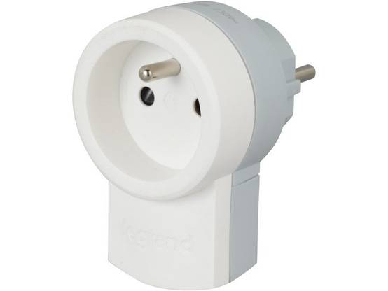 Legrand - Fiche électrique mâle 2 pôles + terre, 16 A, LEGRAND - Image 1