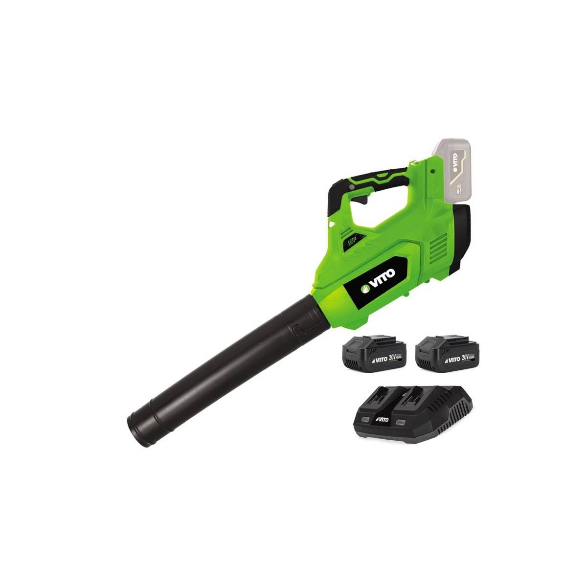 Souffleur de jardin 40V - 2 Batteries lithium 4AH + Chargeur DOUBLE VITO - Imagen 1