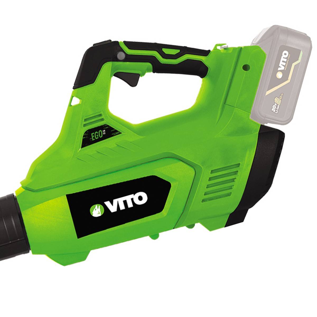 Souffleur de jardin 40V - 2 Batteries lithium 4AH + Chargeur DOUBLE VITO - Imagen 4