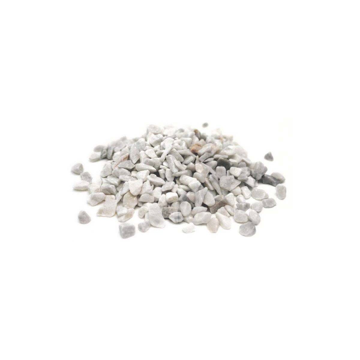 Secret Vert - Graviers marbre concassé blanc carrare 100 kg Lot de 10 - Imagen 1
