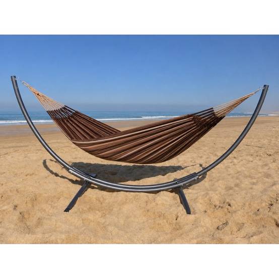Tropical Hamac - Hamac sur pied Azteka XL Choco Oro - Tropical Hamac - Image 2