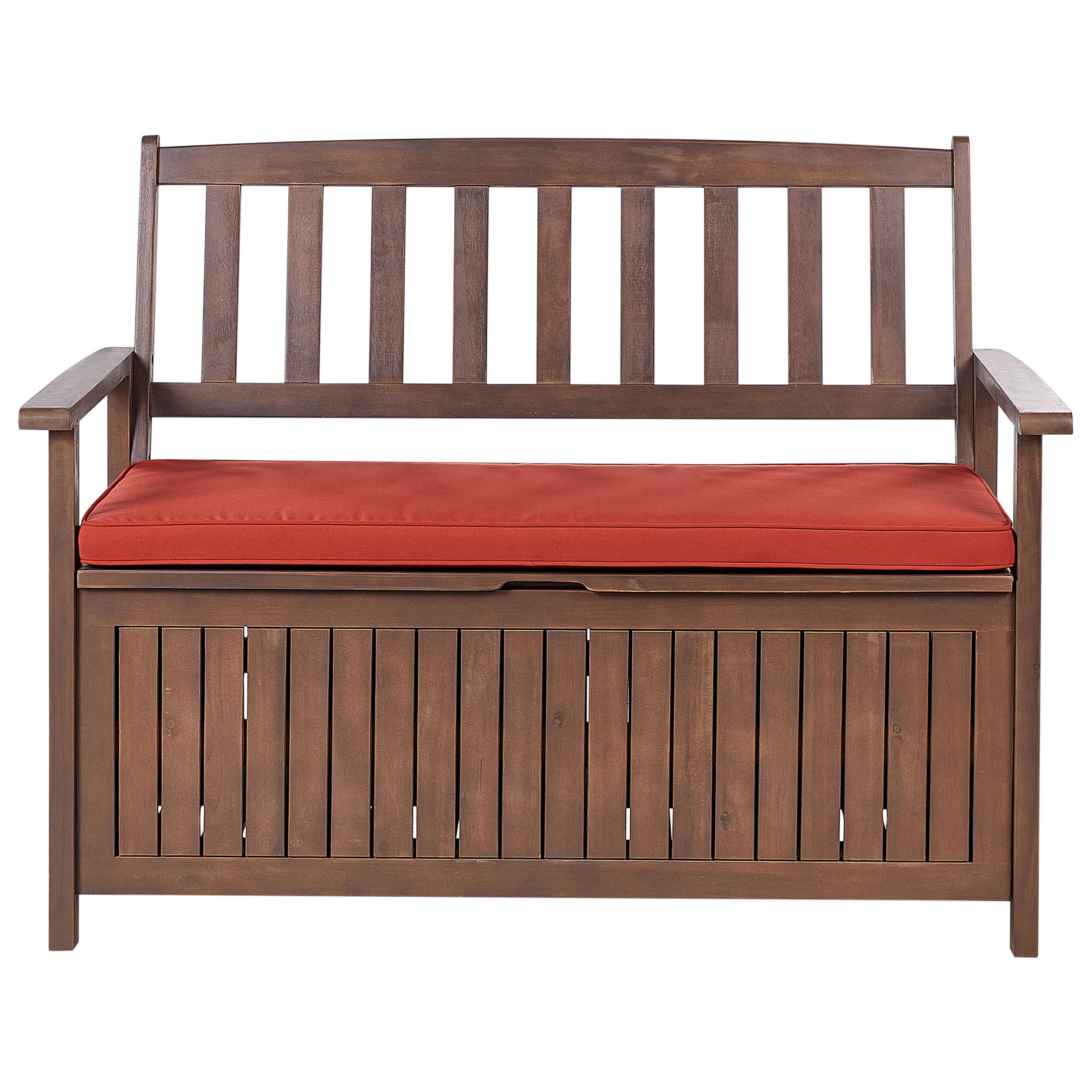 Beliani - Banc, 2 Personnes Acacia Rouge SOVANA - Beliani - Imagen 2