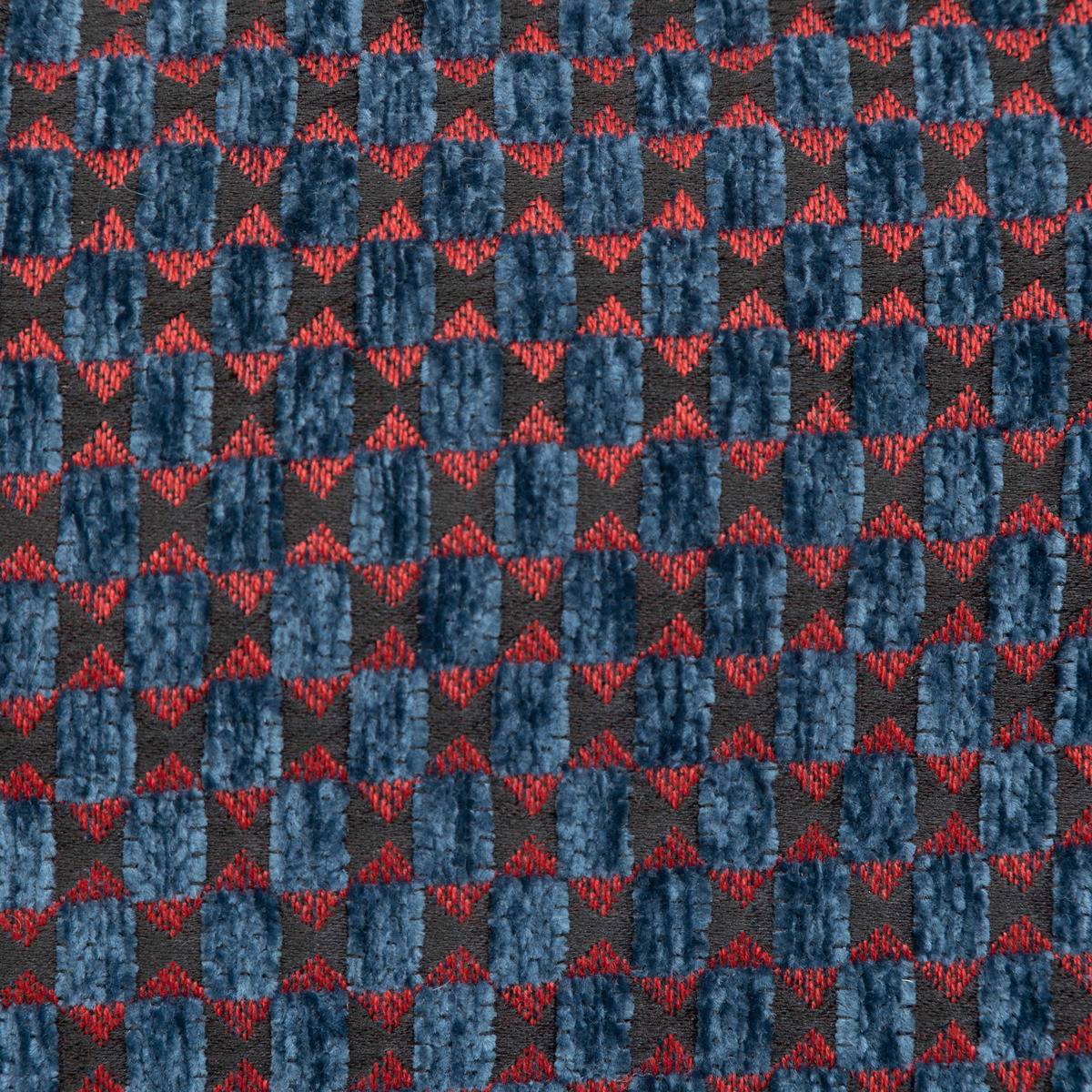 Atmosphera - Coussin décoratif jacquard chenille Bleu Egéen 30 x 50 cm - Imagen 4