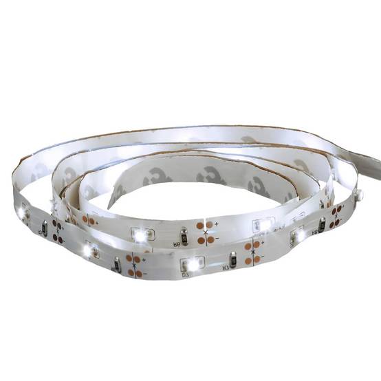 Ruban LED "A Piles" 1m Blanc Froid - Image 1