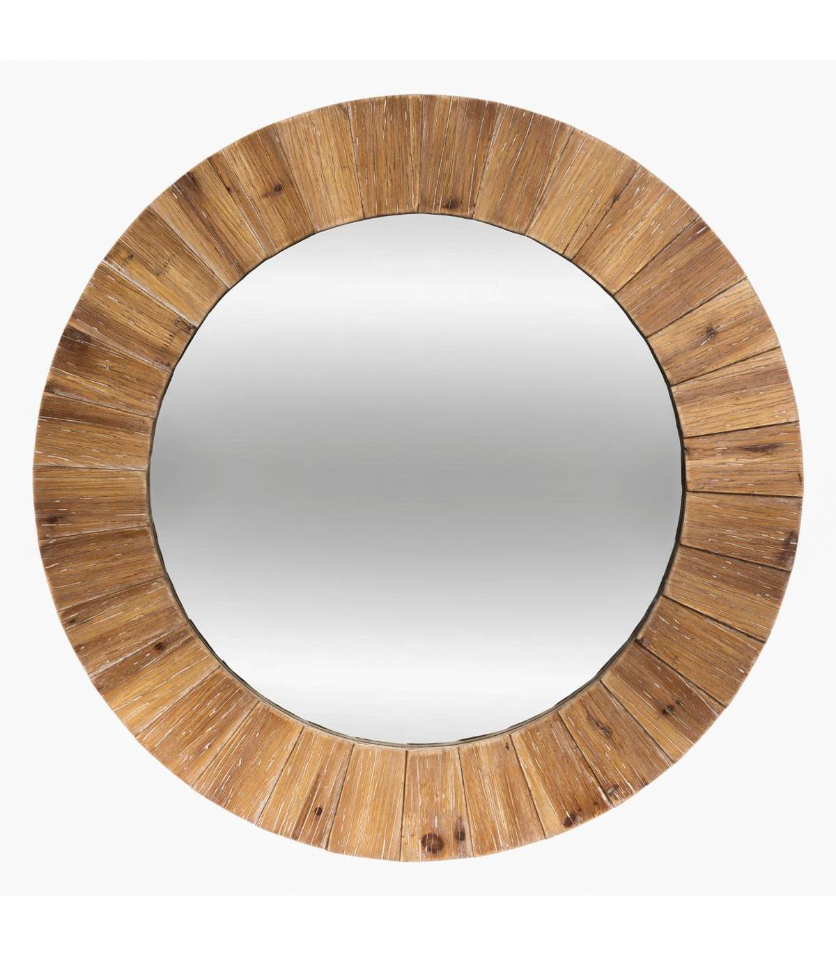 Grand Miroir mural en Bois de Sapin D 83 cm - Imagen 1