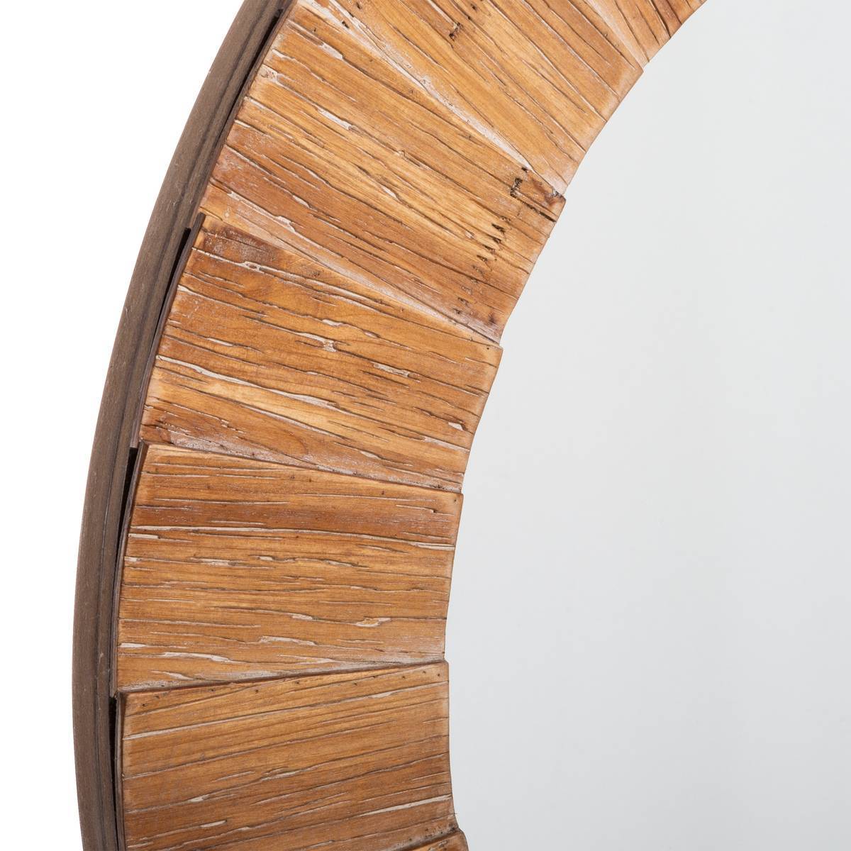 Atmosphera - Miroir "Pamela" en bois D83cm - Atmosphera Créateur d'intérieur - Imagen 3