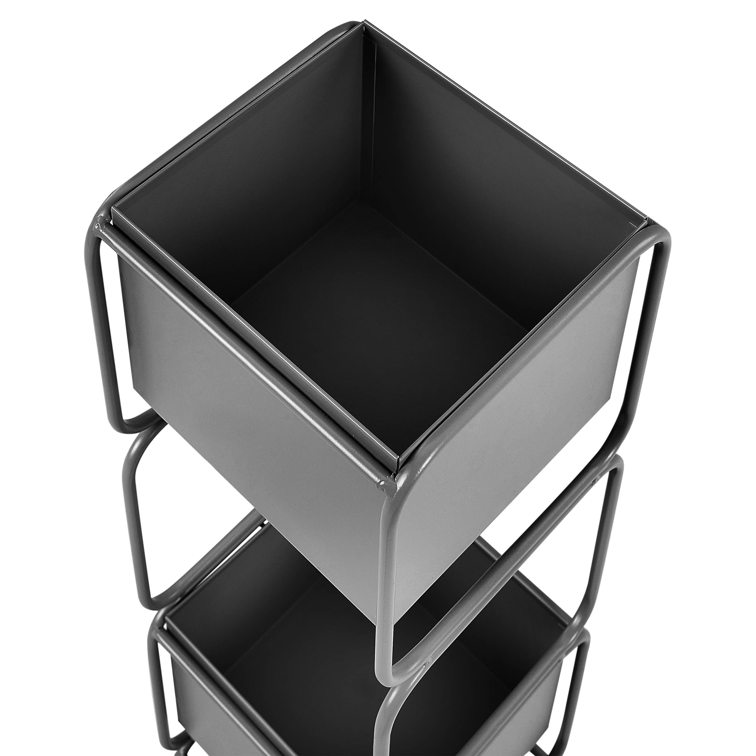 Beliani - Cache-pot d'intérieur Métal Noir COTINUS - Beliani - Imagen 5