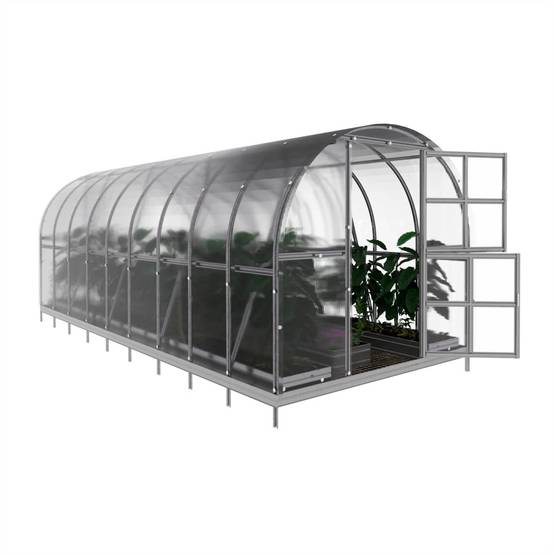 Serre KLASIKA ARCH 3 x 6 m (18 m²), 4 mm avec revêtement en polycarbonate - Image 3