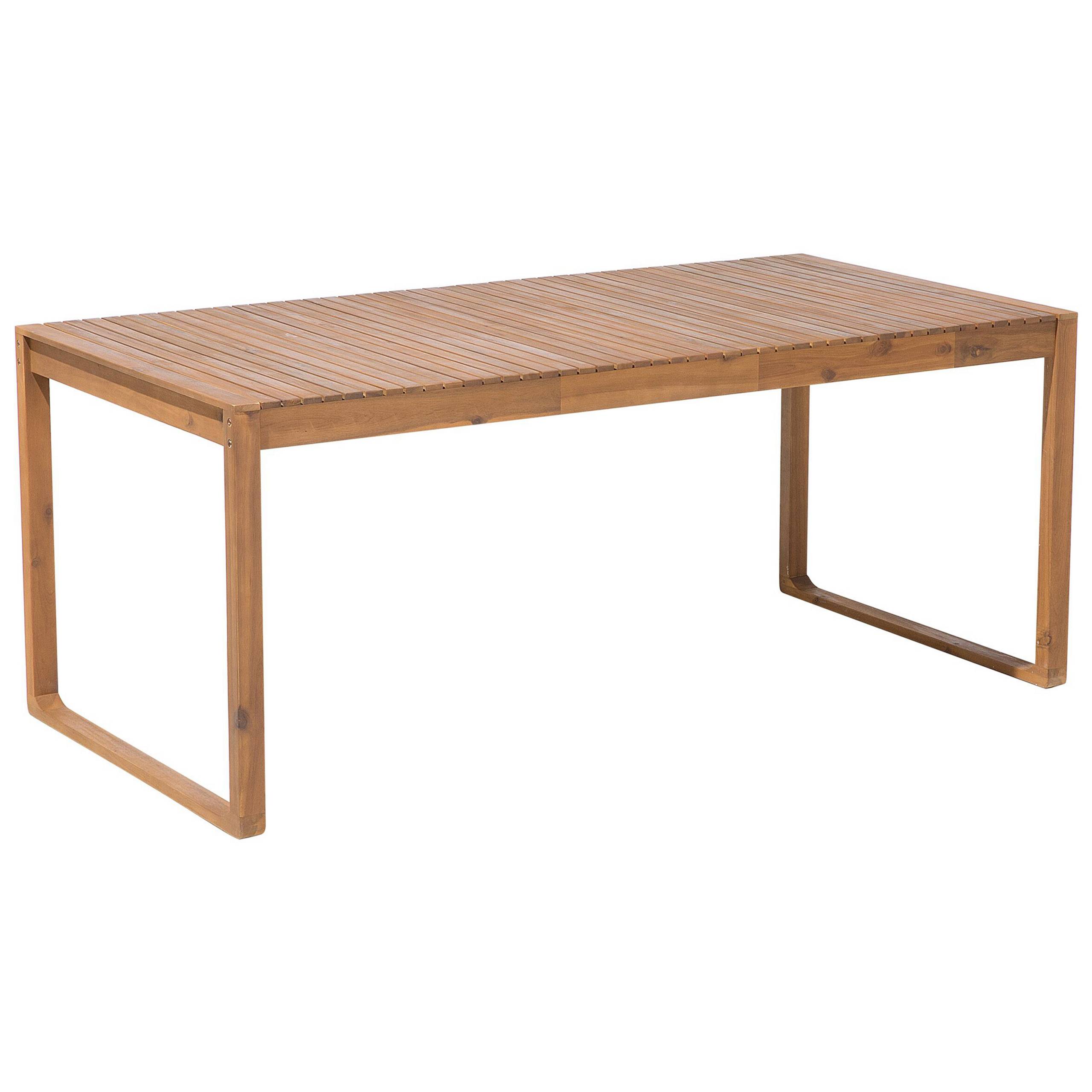 Beliani - Ensemble de Jardin composé d'une Table 180 x 90 cm et de 8 Chaises en Bois d'Accacia avec Coussins d'Assise Beiges Taupe Beliani - Imagen 7