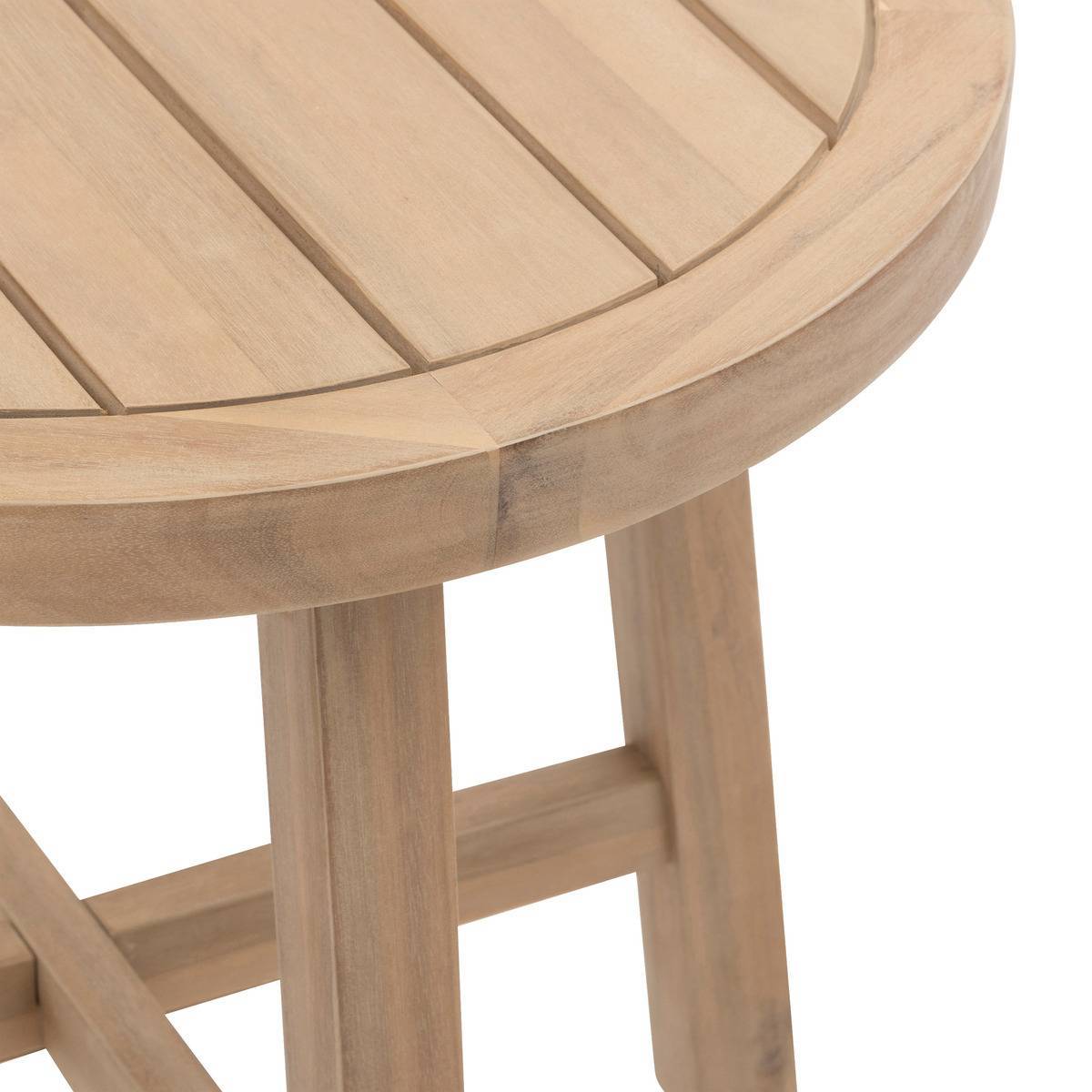 Hesperide - Table d appoint de jardin ronde "Papouasie" 55 x 50,8cm en acacia - Hespéride - Image 3