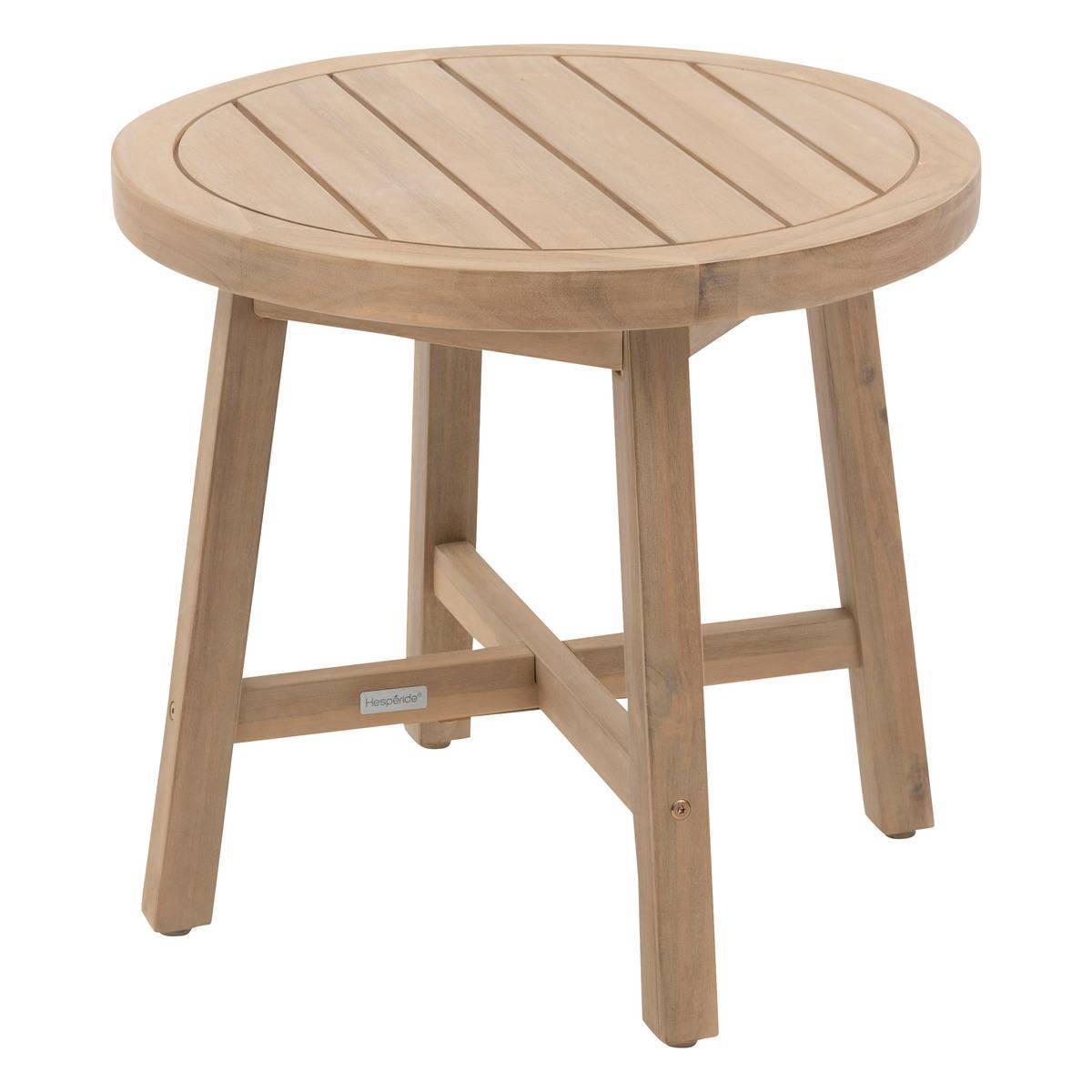 Hesperide - Table d appoint de jardin ronde "Papouasie" 55 x 50,8cm en acacia Hespéride - Image 2