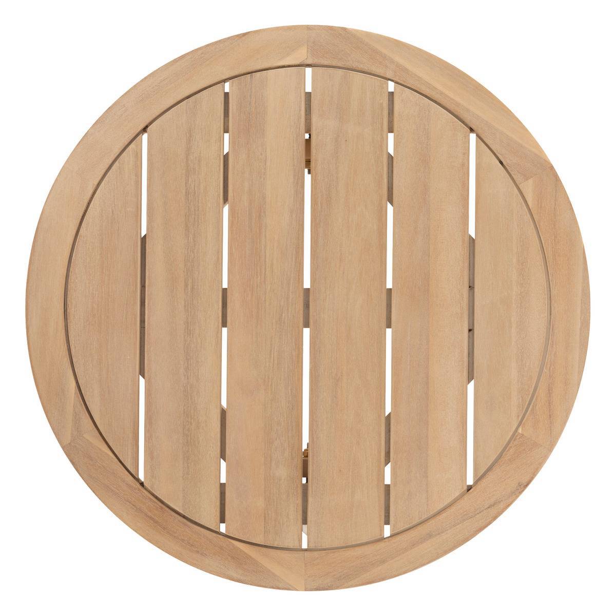 Hesperide - Table d appoint de jardin ronde "Papouasie" 55 x 50,8cm en acacia - Hespéride - Image 5