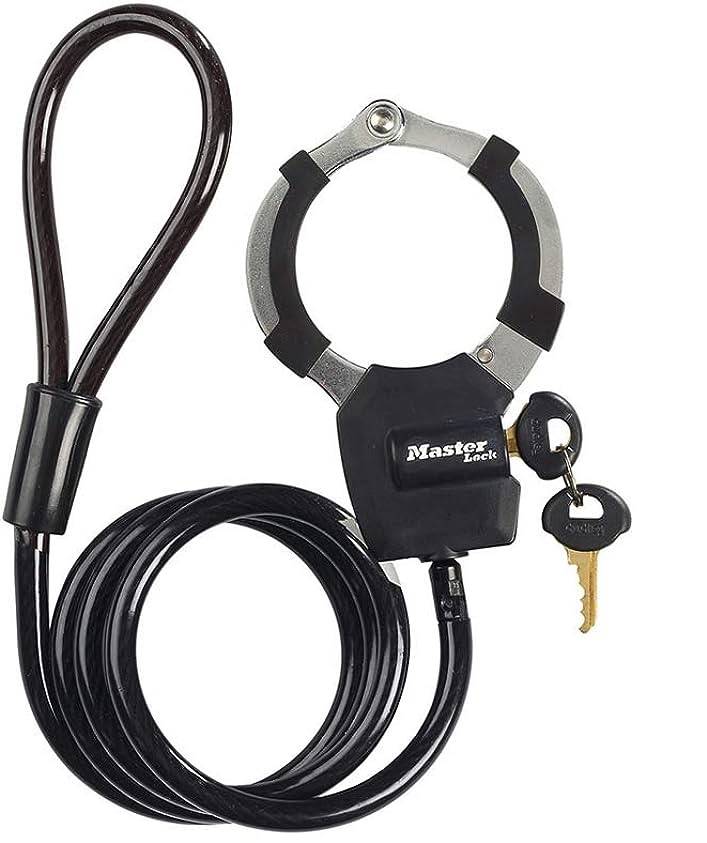Masterlock - Câble antivol à clé avec menotte MASTERLOCK 1 m x 8 mm de diamètre - 8275EURDPROBLK