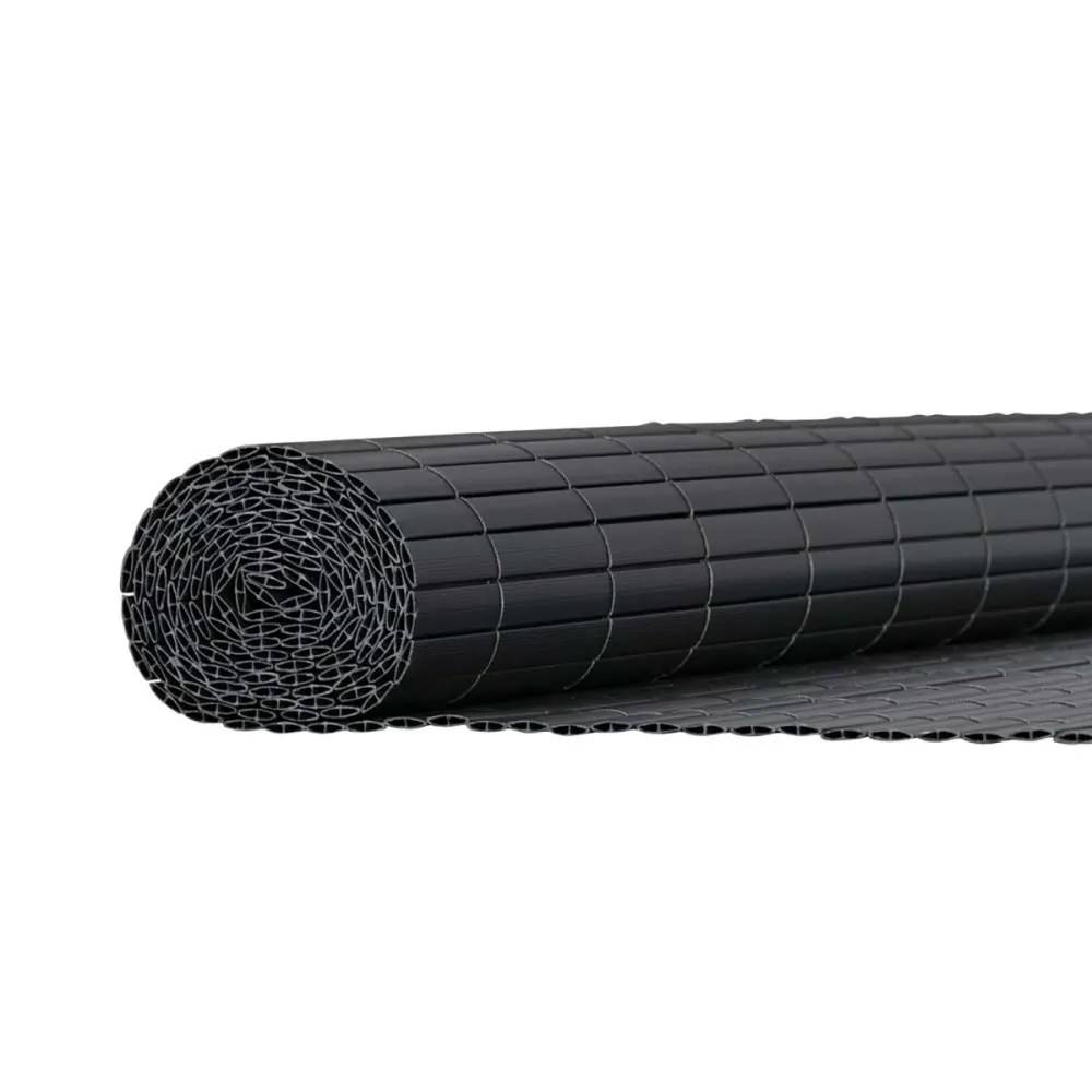 Canisse PVC double face grise 1 × 3 m avec kit de fixation - Image 7