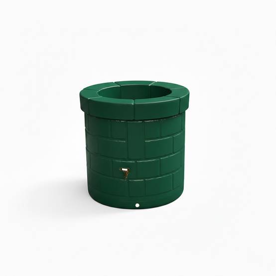 Récupérateur d'eau de pluie 340l + kit complet - plast'up rotomoulage - Image 1