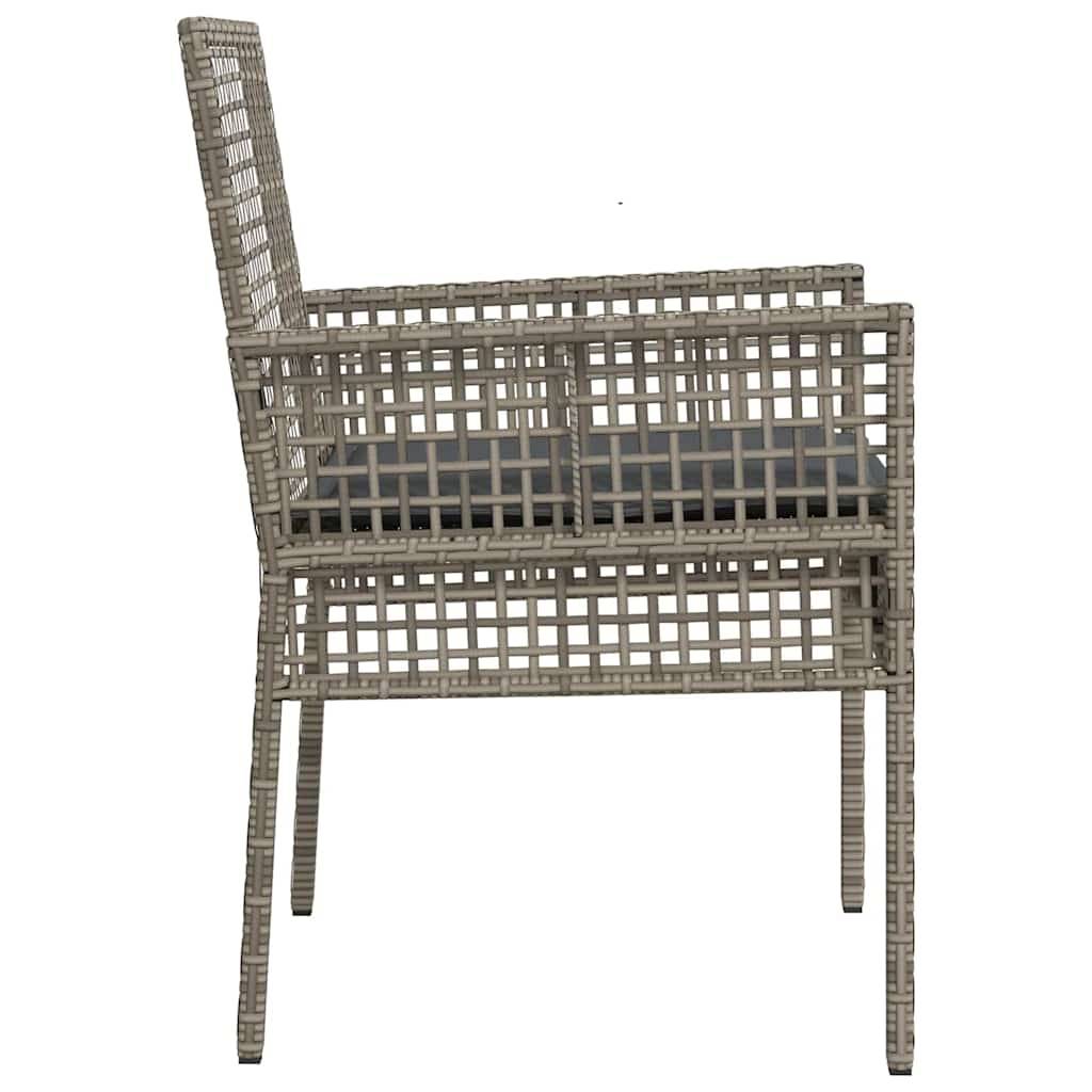 PANGIVO - Chaise de jardin polyrotin gris 55 x 53 x 85 cm (2 pcs) - PANGIVO - Image 6