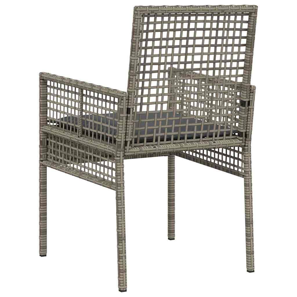 PANGIVO - Chaise de jardin polyrotin gris 55 x 53 x 85 cm (2 pcs) - PANGIVO - Image 7