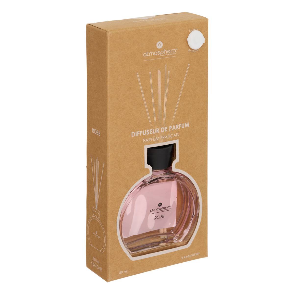 Atmosphera - Diffuseur de parfum "Haly" rose 50ml - Atmosphera Créateur d'intérieur - Image 2