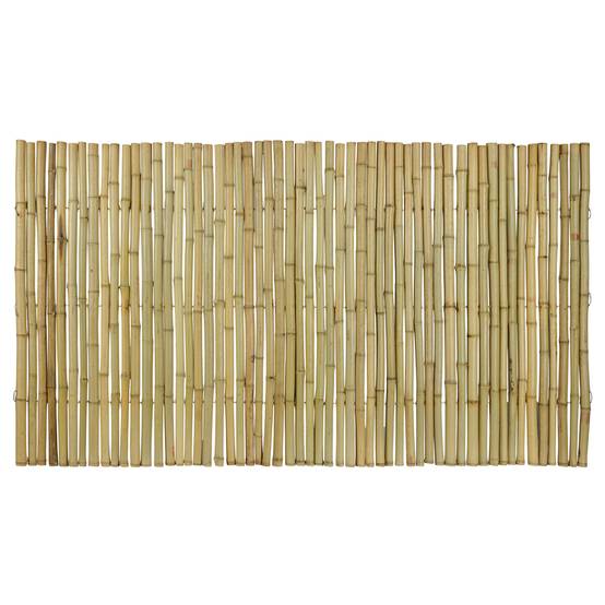 0 - Canisse bambou rond naturel 180 x 100 cm - Image 2
