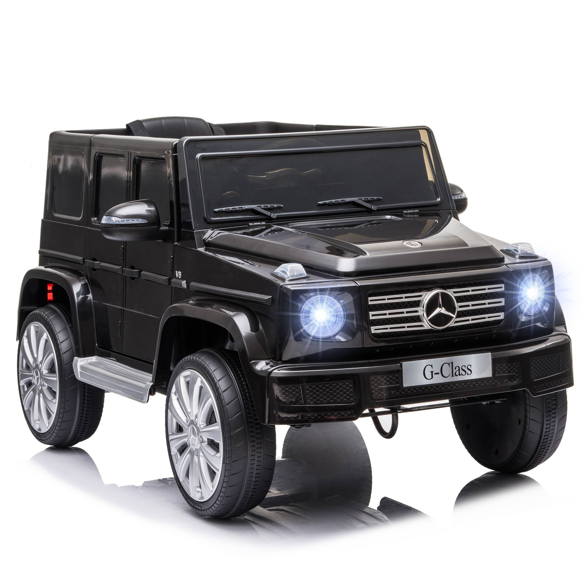 Voiture véhicule électrique enfant licence officielle Mercedes 12 V télécommande parentale, V. Max. 5 Km/h - noir - Image 2