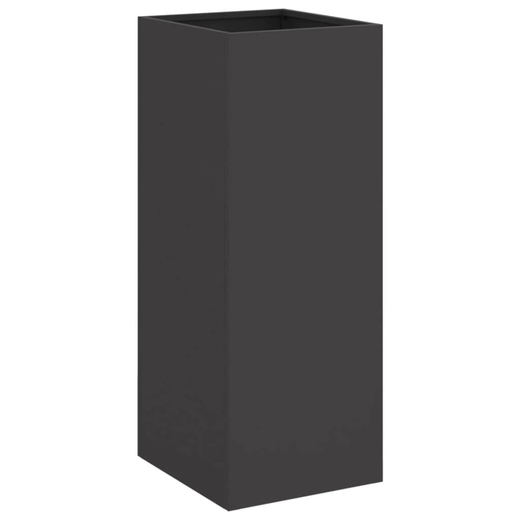 Vidaxl - Jardinière noir 32x29x75 cm acier vidaXL 841571 - Imagen 8