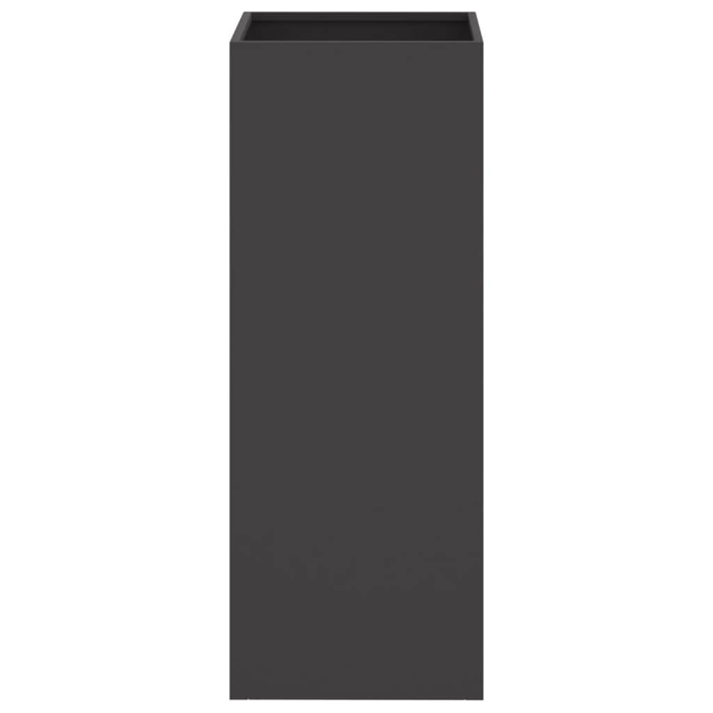 Vidaxl - Jardinière noir 32x29x75 cm acier vidaXL 841571 - Imagen 6