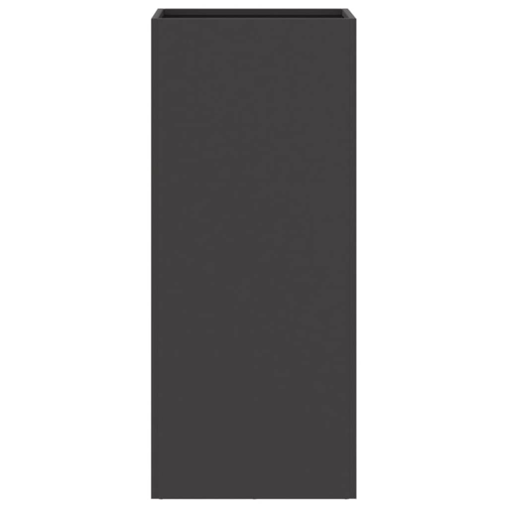 Vidaxl - Jardinière noir 32x29x75 cm acier vidaXL 841571 - Imagen 7