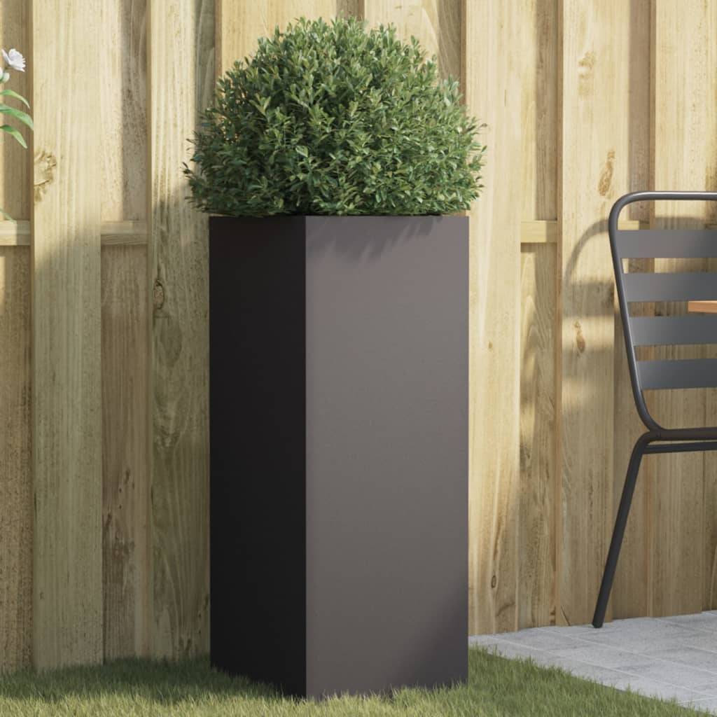 Vidaxl - Jardinière noir 32x29x75 cm acier vidaXL 841571 - Imagen 1