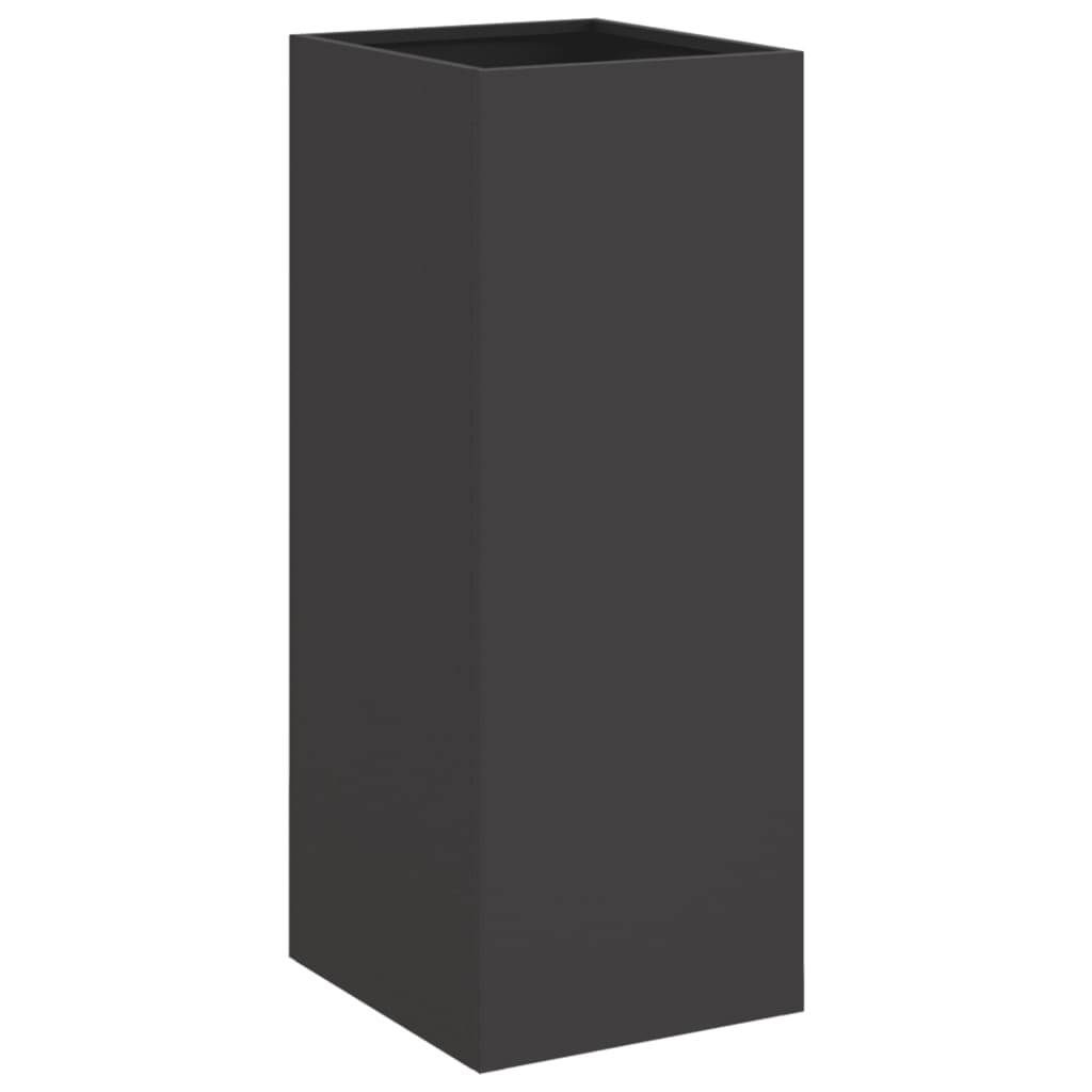 Vidaxl - Jardinière noir 32x29x75 cm acier vidaXL 841571 - Imagen 2