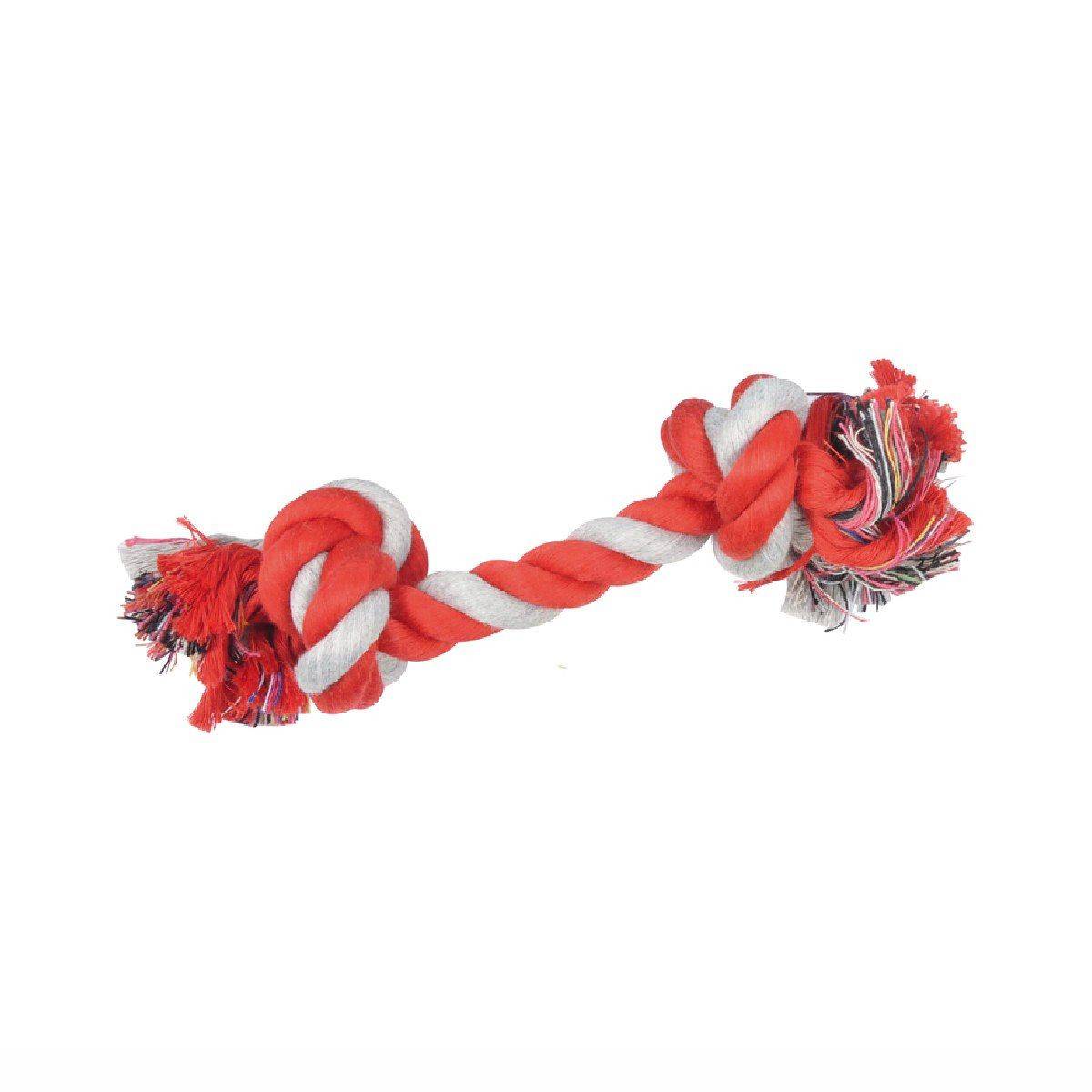 Love Story - Jouet pour Chien "Corde 2 Nœuds" 17cm Multicolore - Image 3