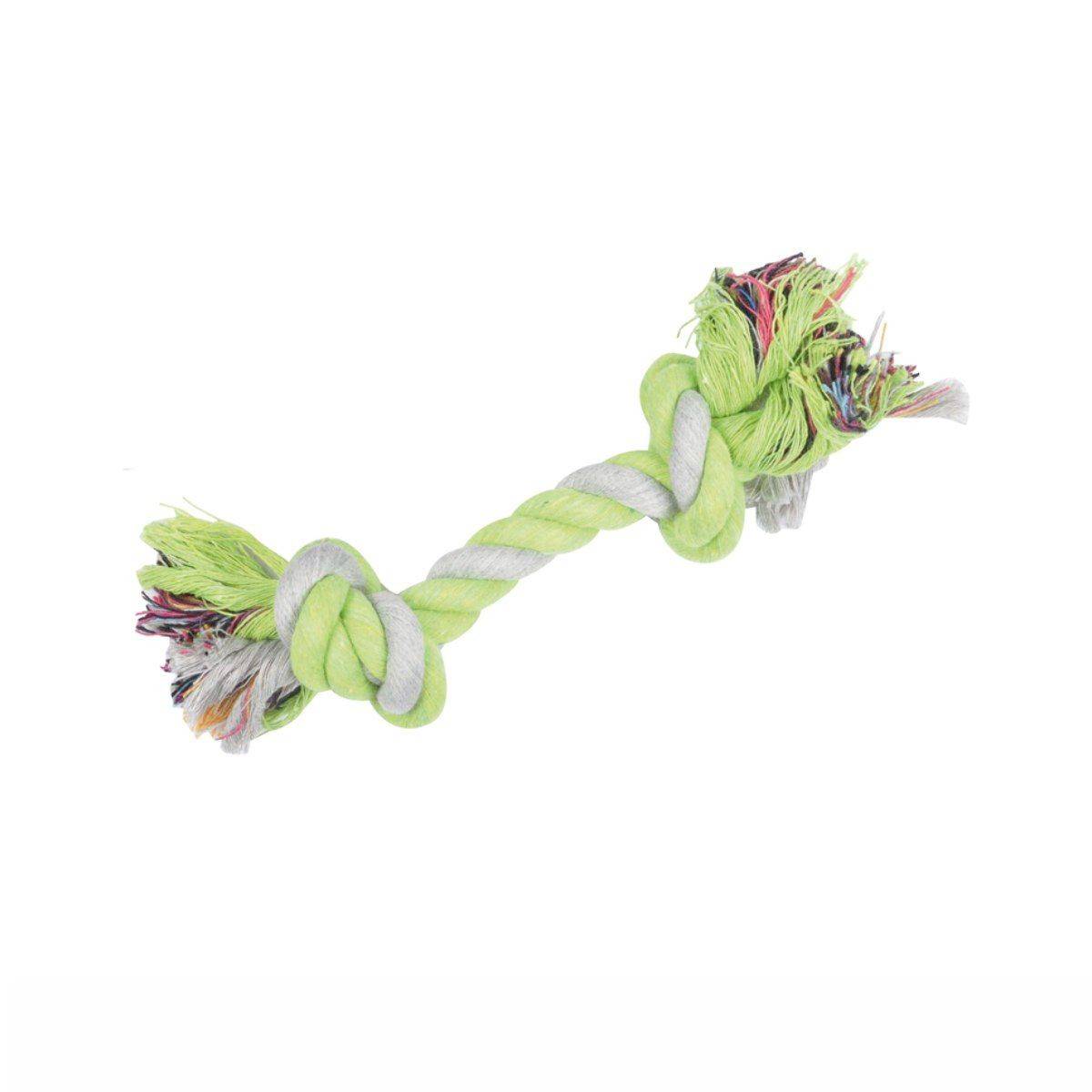 Love Story - Jouet pour Chien "Corde 2 Nœuds" 17cm Multicolore - Image 2