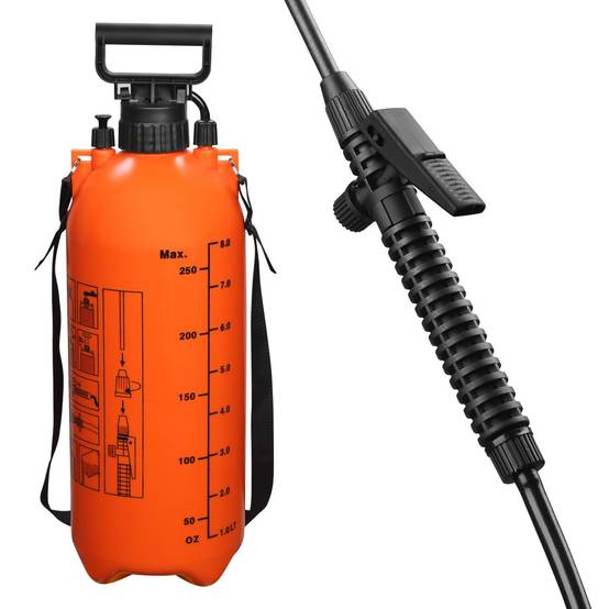 FUXTEC - Pulvérisateur plantes - FUXTEC FX-DS8L - 8 litres, pression, fertilisation, nettoyage, lutte contre nuisibles - Image 2