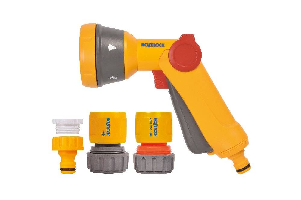 Hozelock - Kit de démarrage 19mm pistolet multi jets 2022 pour le nettoyage et l’arrosage HOZELOCK - Imagen 1
