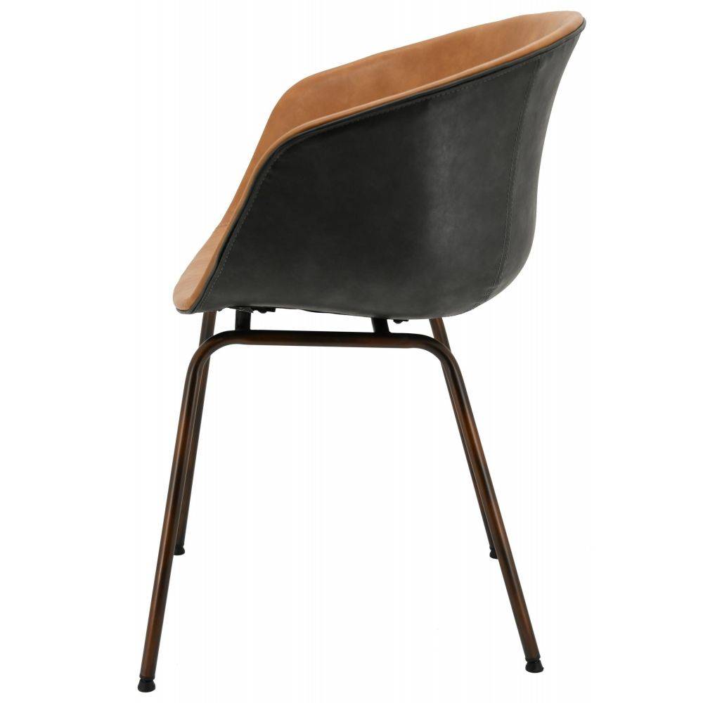 Aubry Gaspard - Fauteuil en polyuréthane camel - Imagen 3
