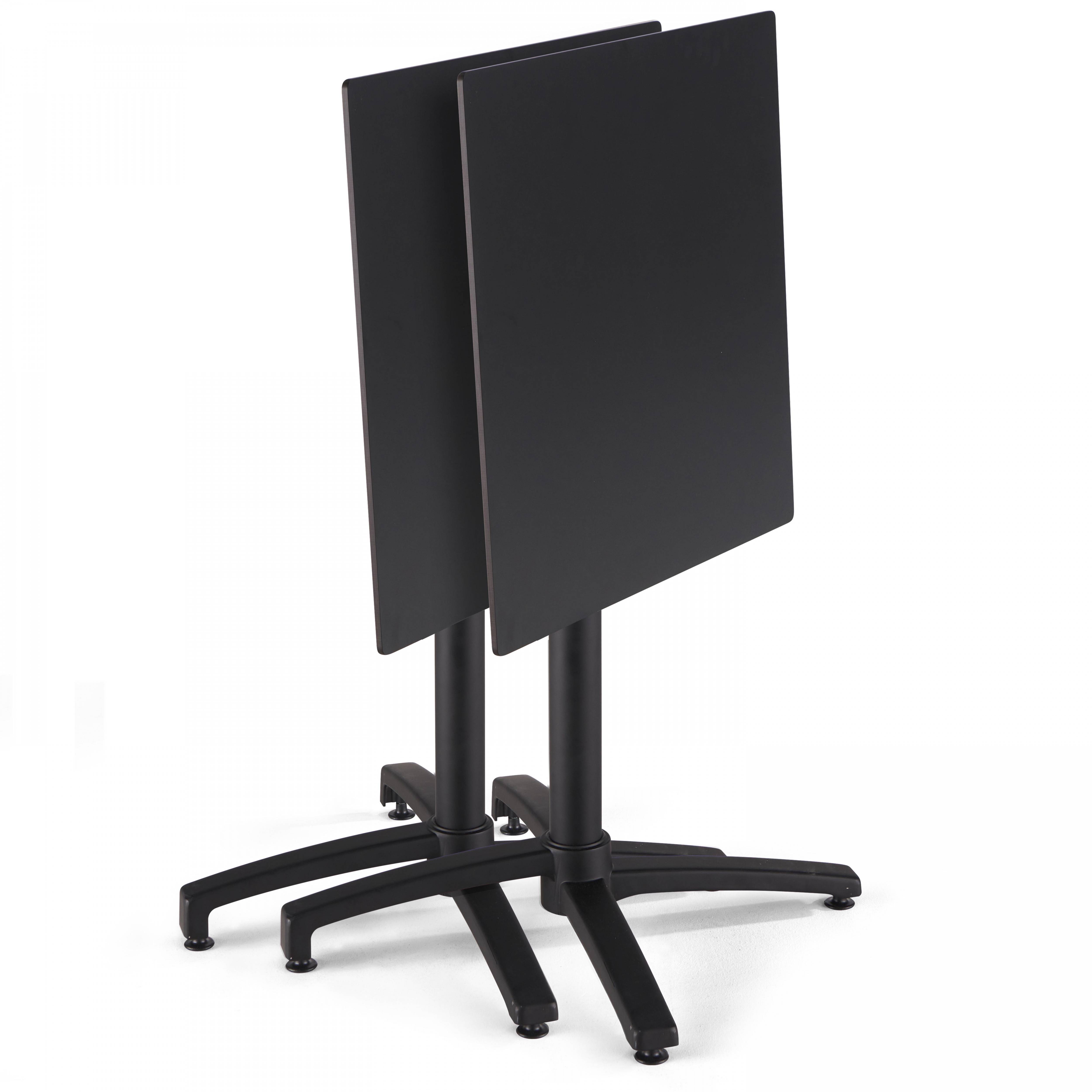 Oviala - Table de terrasse 60 cm inclinable noir Opéra - Oviala - Imagen 5