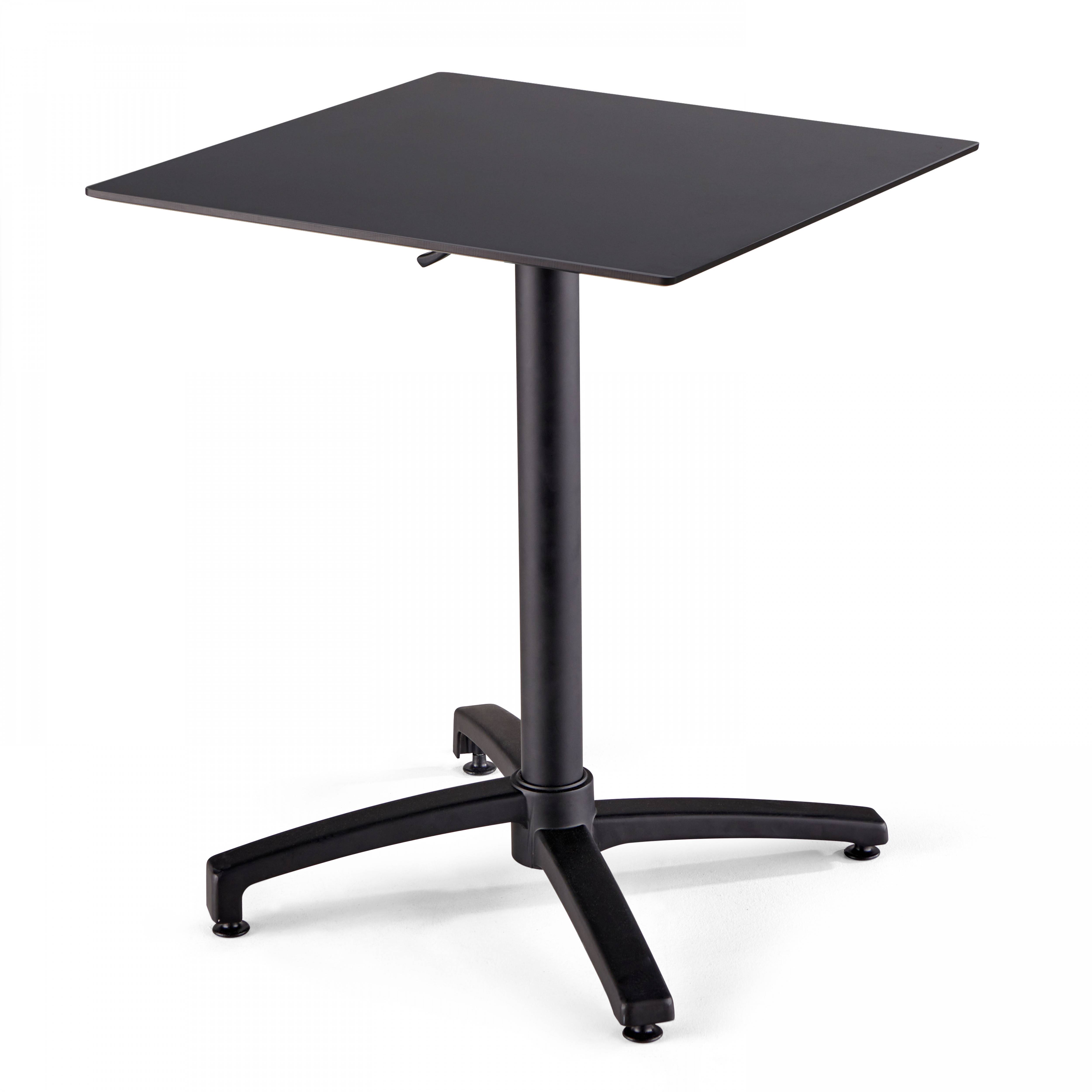 Oviala - Table de terrasse 60 cm inclinable noir Opéra - Oviala - Imagen 1