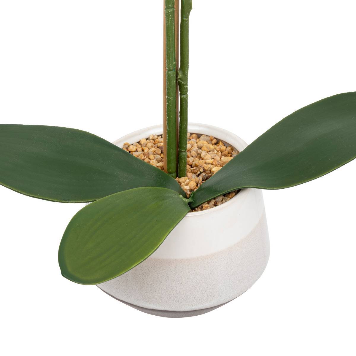 Atmosphera - Orchidée artificielle "Clera" H52cm blanc - Atmosphera Créateur d'intérieur - Imagen 3