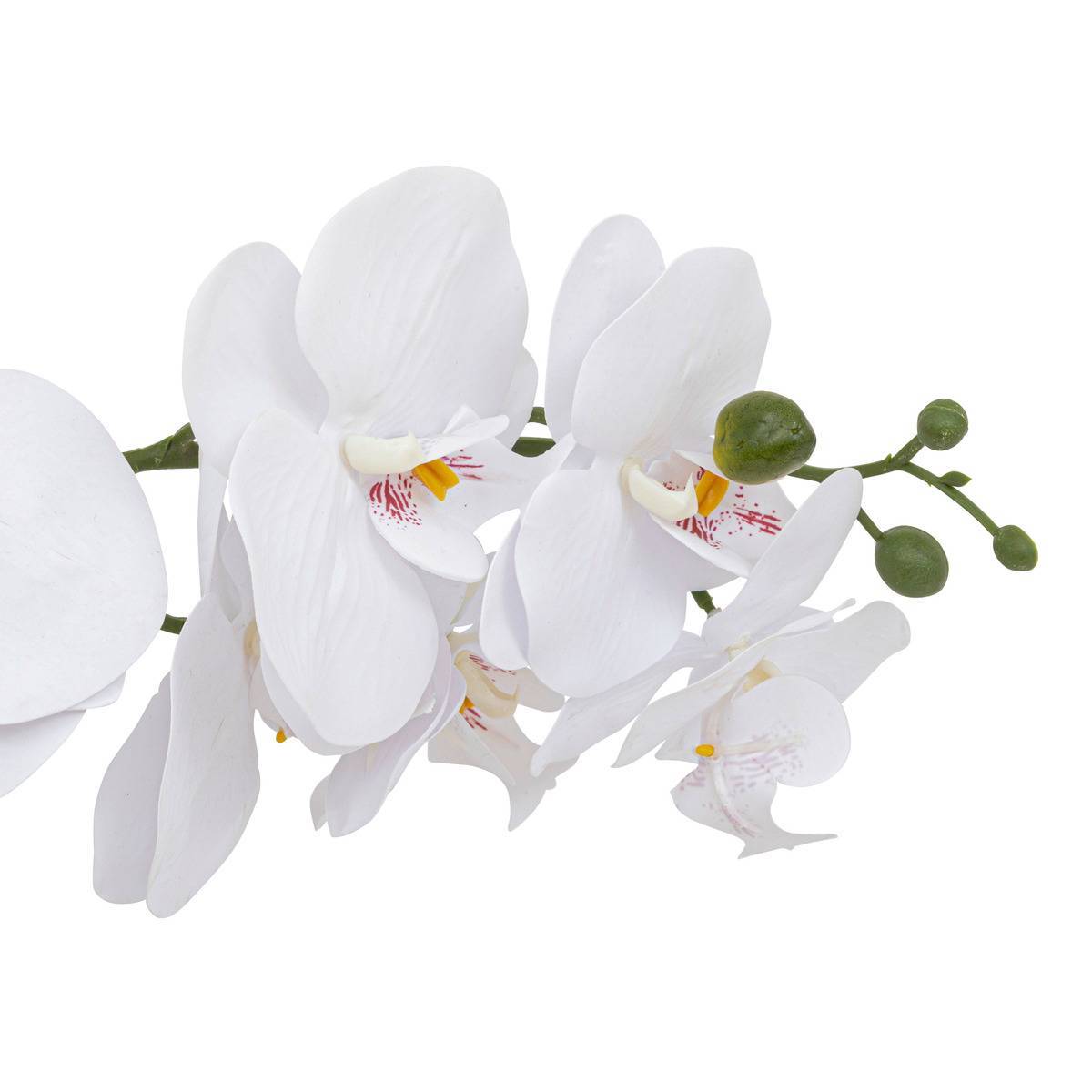 Atmosphera - Orchidée artificielle "Clera" H52cm blanc - Atmosphera Créateur d'intérieur - Imagen 2