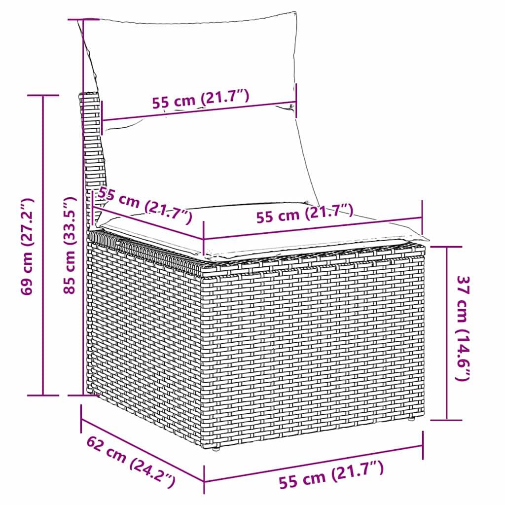 ComfortXL - Salon de Jardin Noir 4 Places avec Coffre Rangement Résine Tressée – ComfortXL Outdoor Living - Image 3