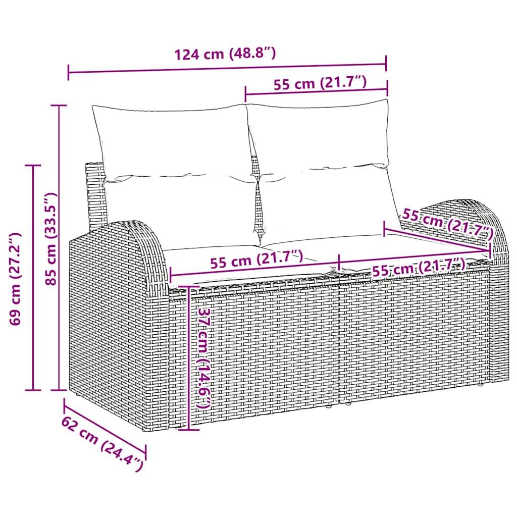 ComfortXL - Salon de Jardin Noir 4 Places avec Coffre Rangement Résine Tressée – ComfortXL Outdoor Living - Image 5