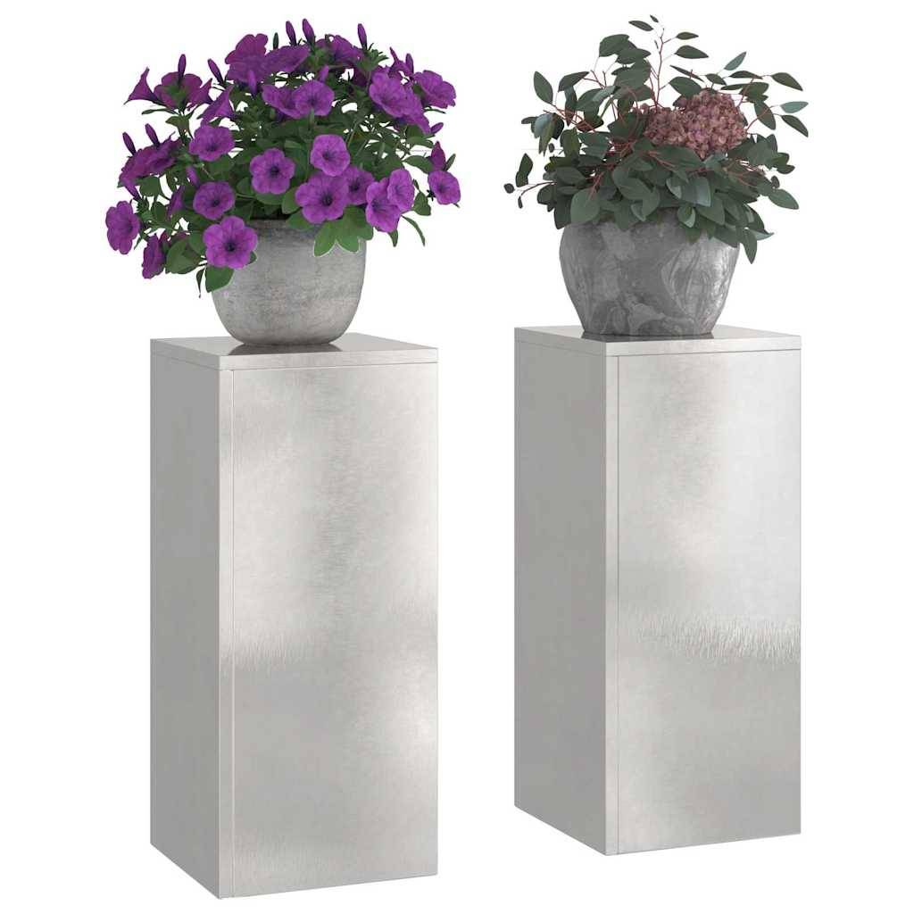 Support plante  Prolenta Argent  24 X 24 X 55 cm  - P95046A - Image 3