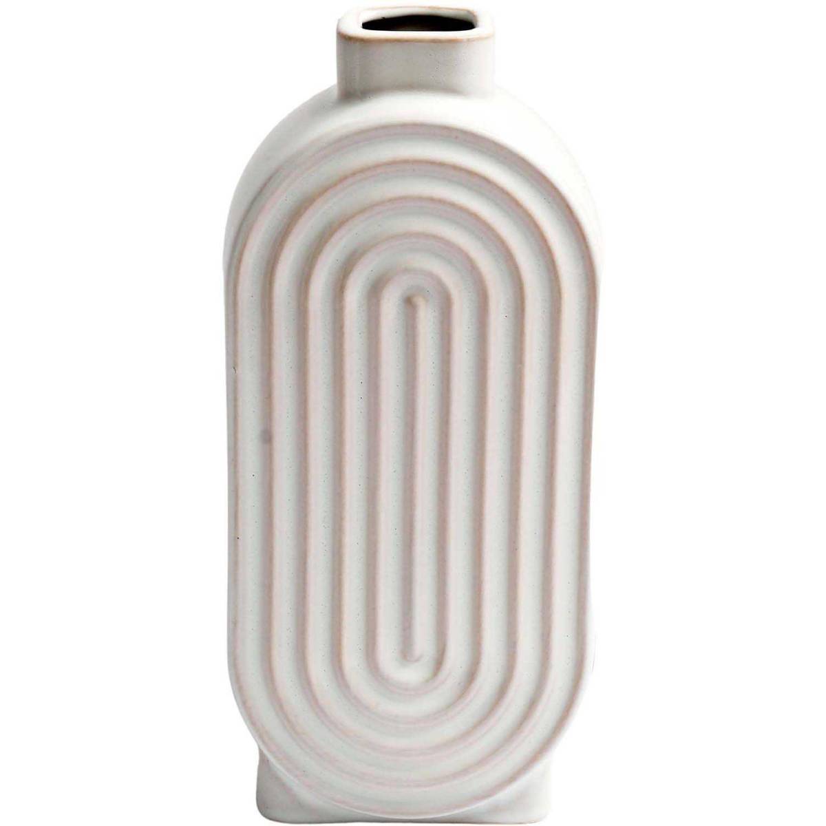 Sil - Vase en dolomite blanc