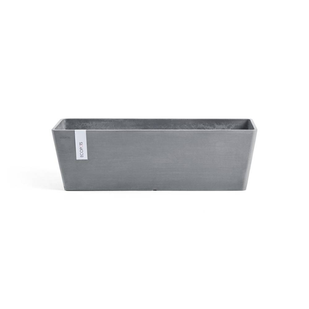 Ecopots - Pot Rectangulaire Bruges 45 Bleu Gris + réservoir d'eau - 45 x 17 x H. 17 cm - 9,7 L ECOPOTS - Imagen 3