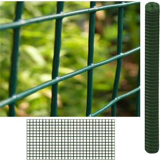 Comercial Candela - Grillage Souple Plastifié| 1X5 M| Composition 80% Acier Galvanisé/20% PVC| Rouleau Grillage| Réticulée 6X6MM - Imagen 2