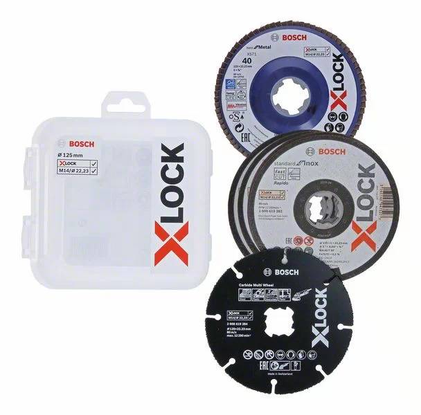 Bosch - Coffret de disques EXPERT X-Lock pour coupe et ponçage 125mm 5 pièces - BOSCH - 2608619374 - Imagen 2