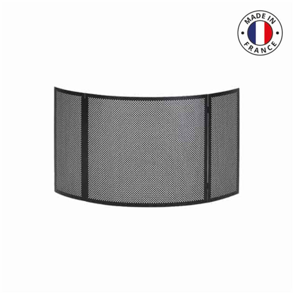 Pare-feu 3 volets Phoenix noir Courbe