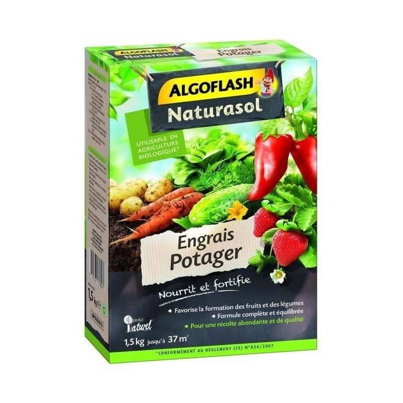 Algoflash Naturasol - Algoflash Naturasol Engrais Potager - 1,5 Kg