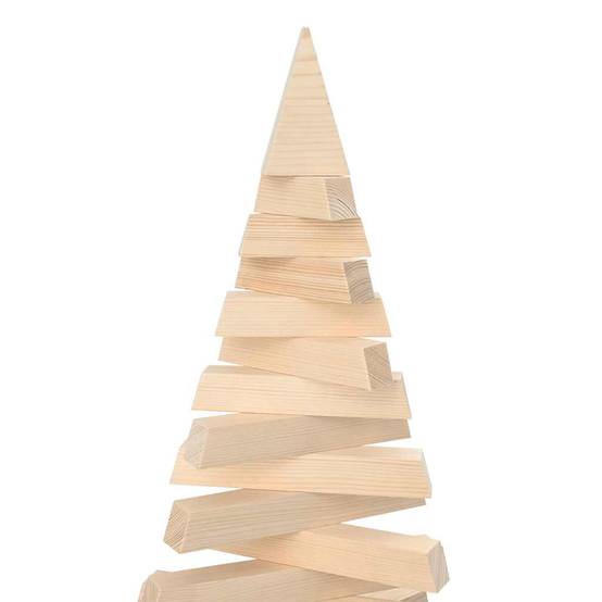ComfortXL - Sapin de Noël en bois de pin massif à décorer pour intérieur extérieur 210 cm – ComfortXL Outdoor Living - Image 8