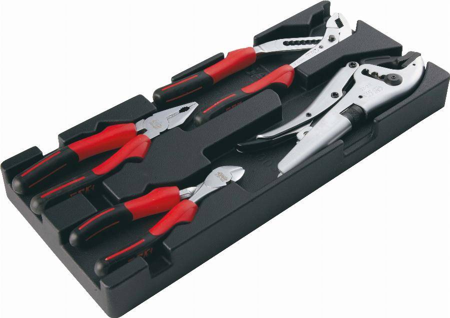 Module abs 1/3 de 4 pinces chromées polies SAM - P16J4M - Imagen 1