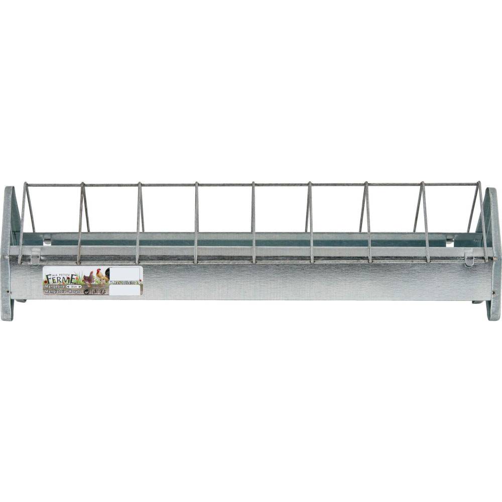 Mangeoire galvanisé 50 cm pour basse cour - Imagen 2